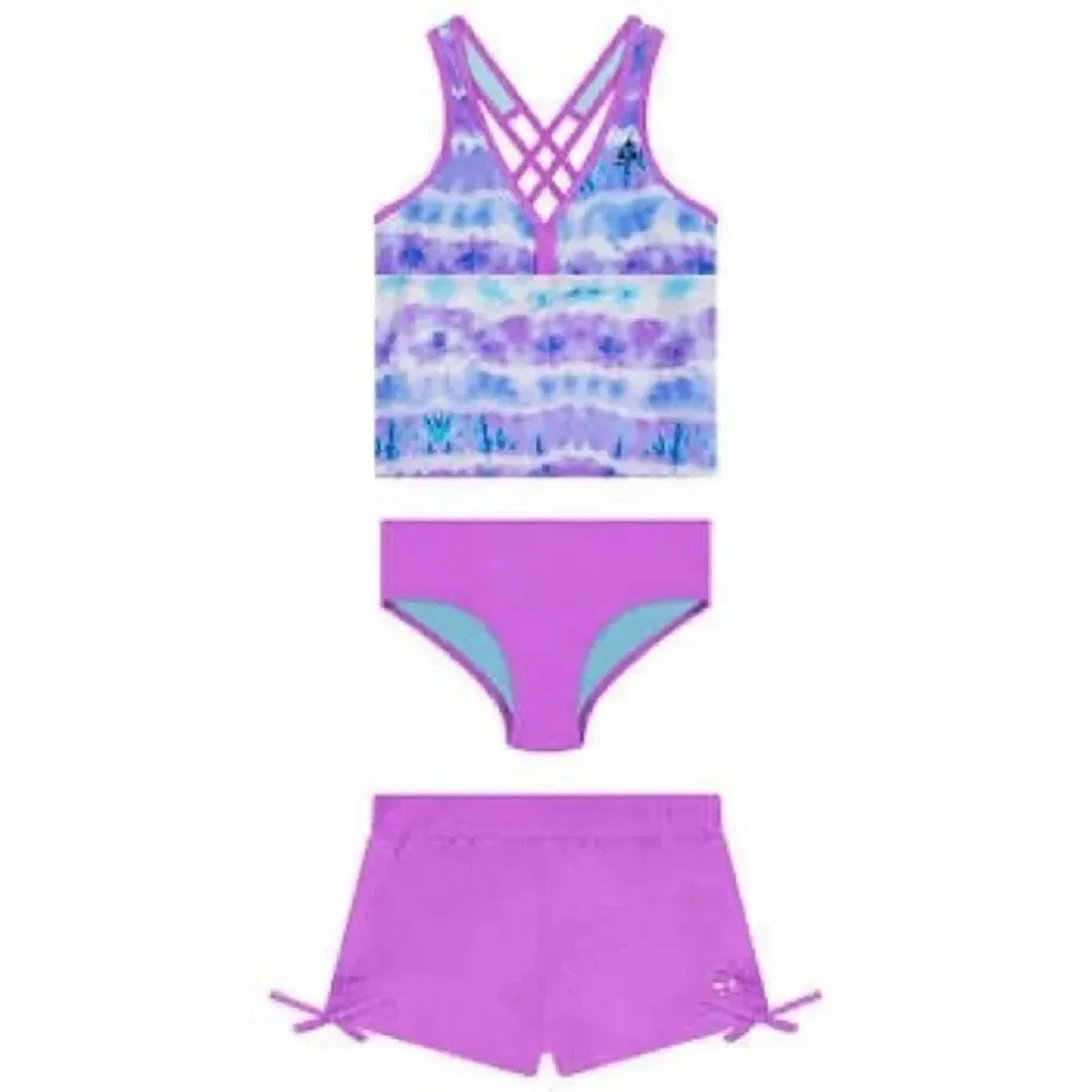 #15 Gerry Youth 3-piece Swim Set, Purple Large 14/16